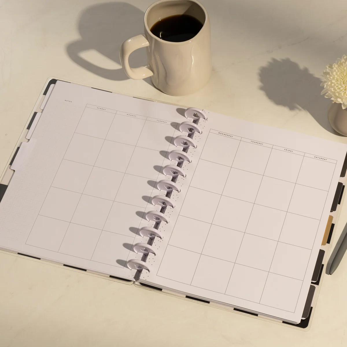Undated Sweet & Simple Customizable Planner - Big Monthly Layout - 12 Months - Image 2