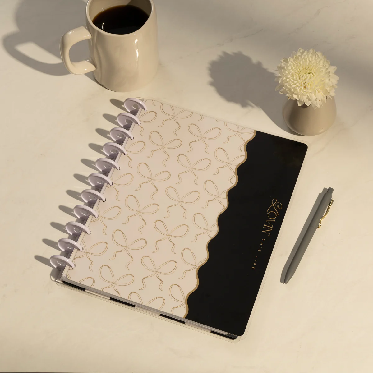 Undated Sweet & Simple Customizable Planner - Big Monthly Layout - 12 Months - Image 3