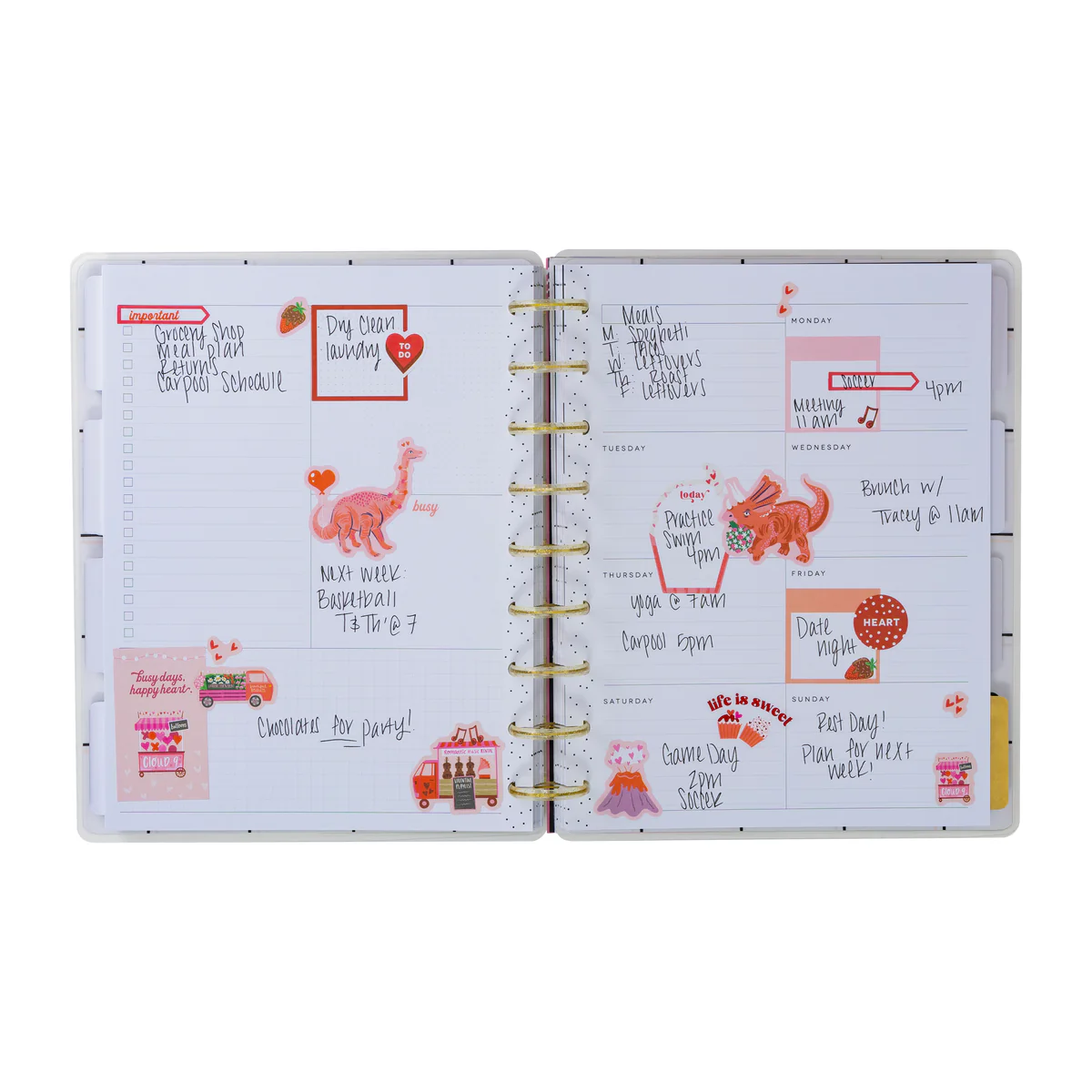 Undated Sweet & Simple Customizable Planner - Classic Dashboard Layout - 12 Months - Image 8