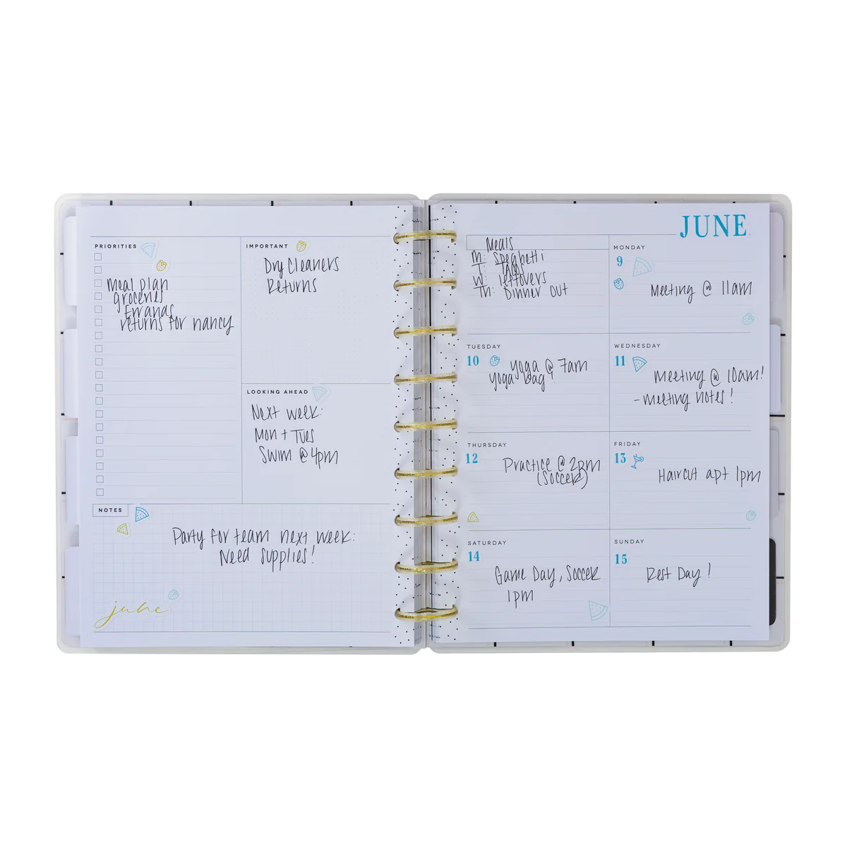 Undated Sweet & Simple Customizable Planner - Classic Dashboard Layout - 12 Months - Image 9