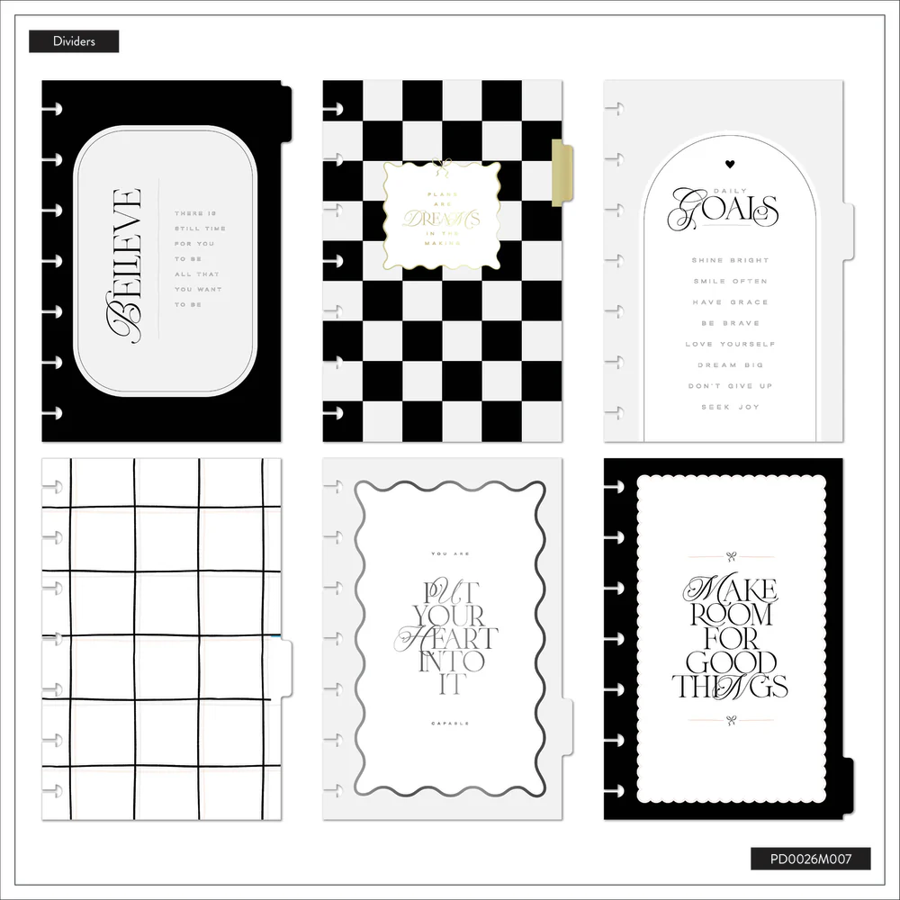 Undated Sweet & Simple Customizable Planner - Mini Dashboard Layout - 12 Months - Image 10