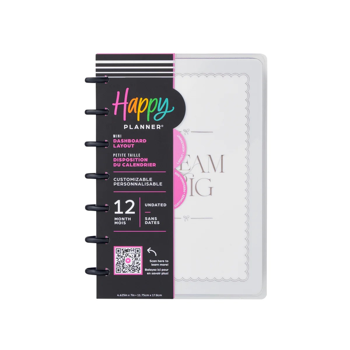Undated Sweet & Simple Customizable Planner - Mini Dashboard Layout - 12 Months - Image 12