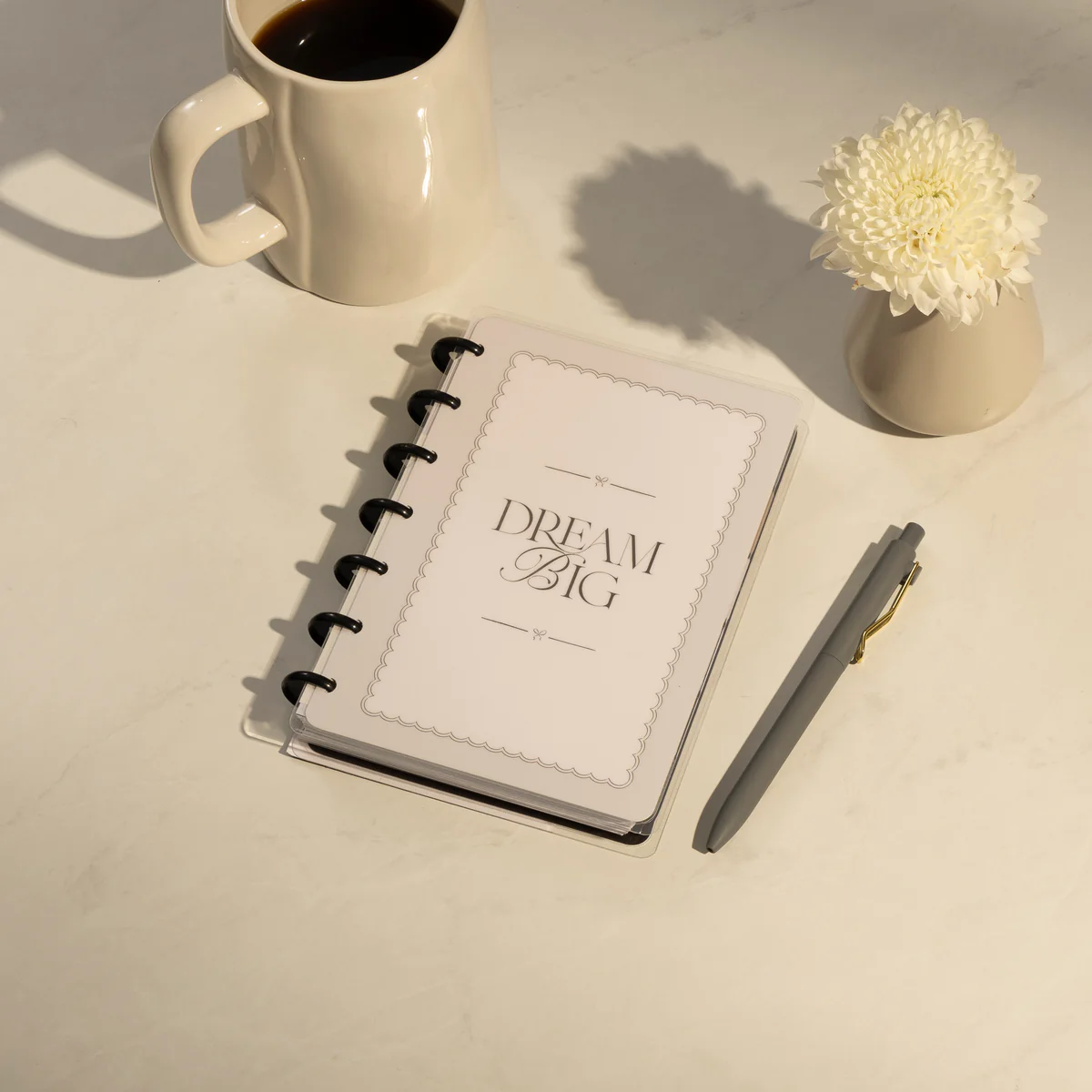 Undated Sweet & Simple Customizable Planner - Mini Dashboard Layout - 12 Months - Image 3