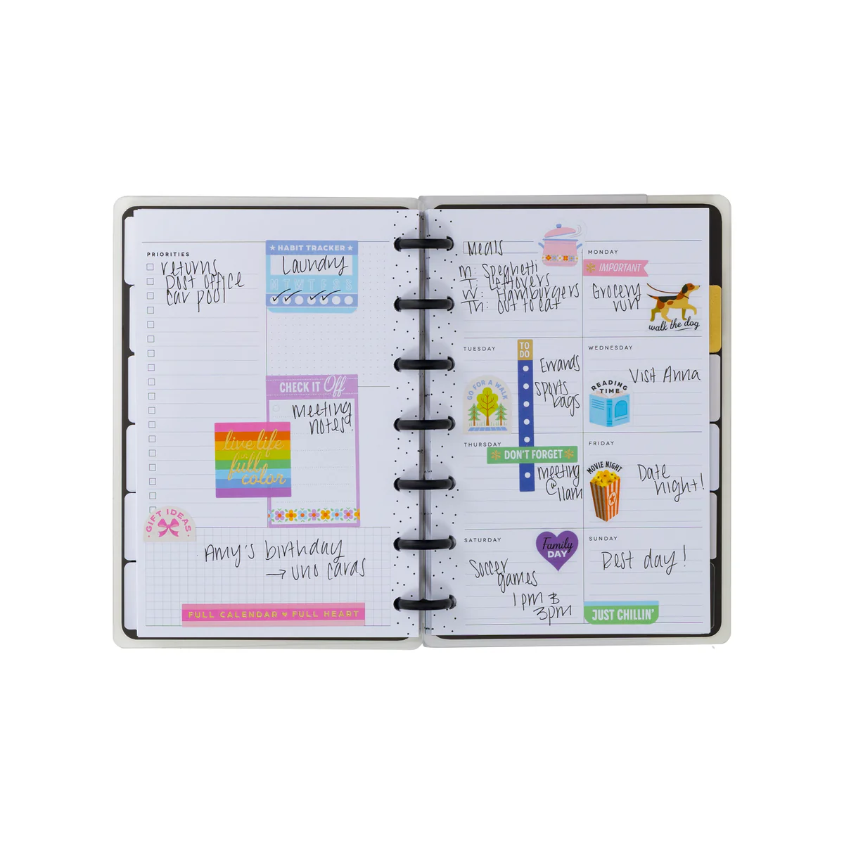 Undated Sweet & Simple Customizable Planner - Mini Dashboard Layout - 12 Months - Image 8