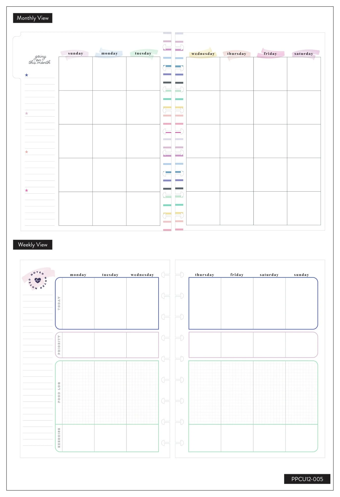 Undated You Can Classic Fitness Happy Planner - 12 Months - Image 4