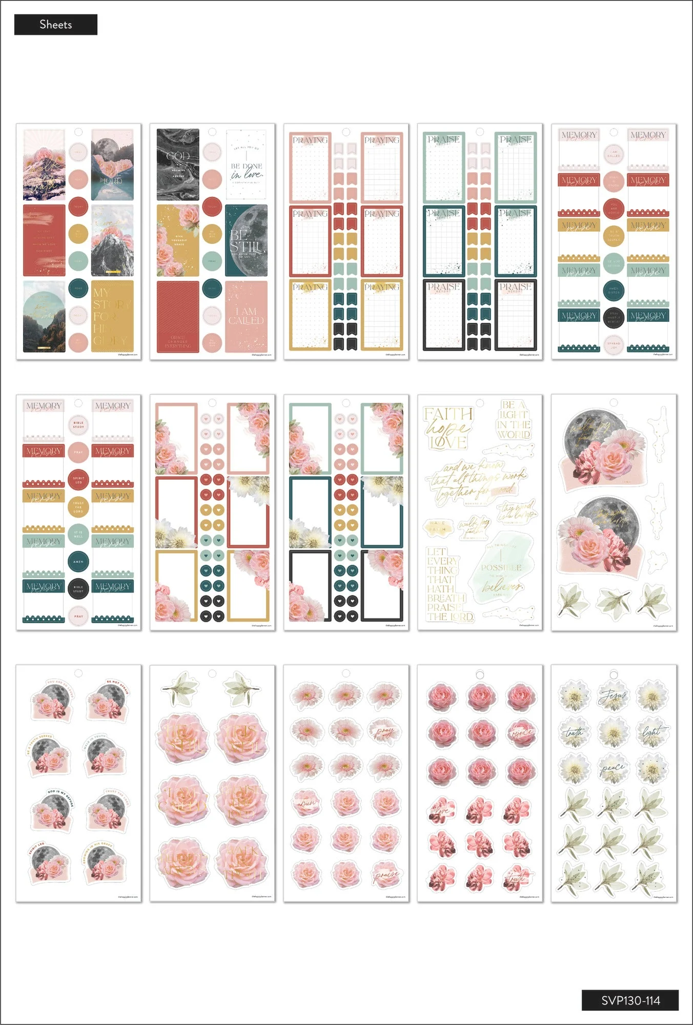 Value Pack Stickers - Be Still Faith - Image 4
