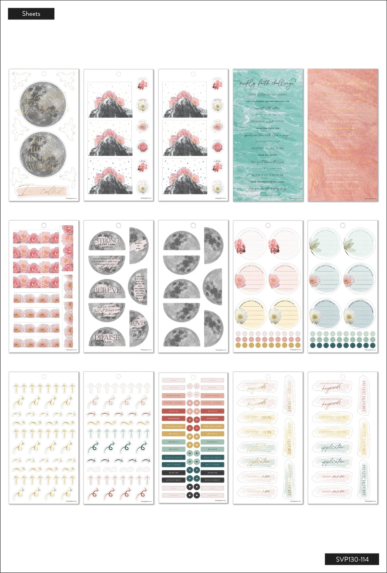 Value Pack Stickers - Be Still Faith - Image 5