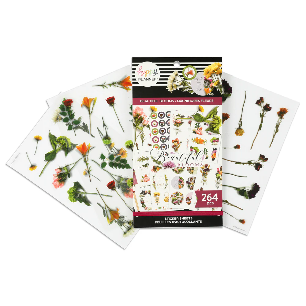 Value Pack Stickers - Beautiful Blooms Florals - Image 2