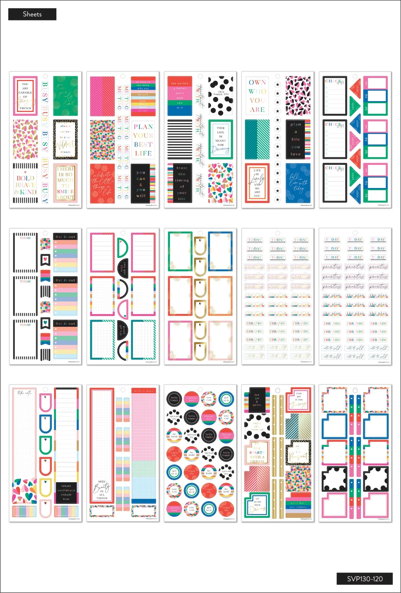 Value Pack Stickers - Bold and Bright - Image 3