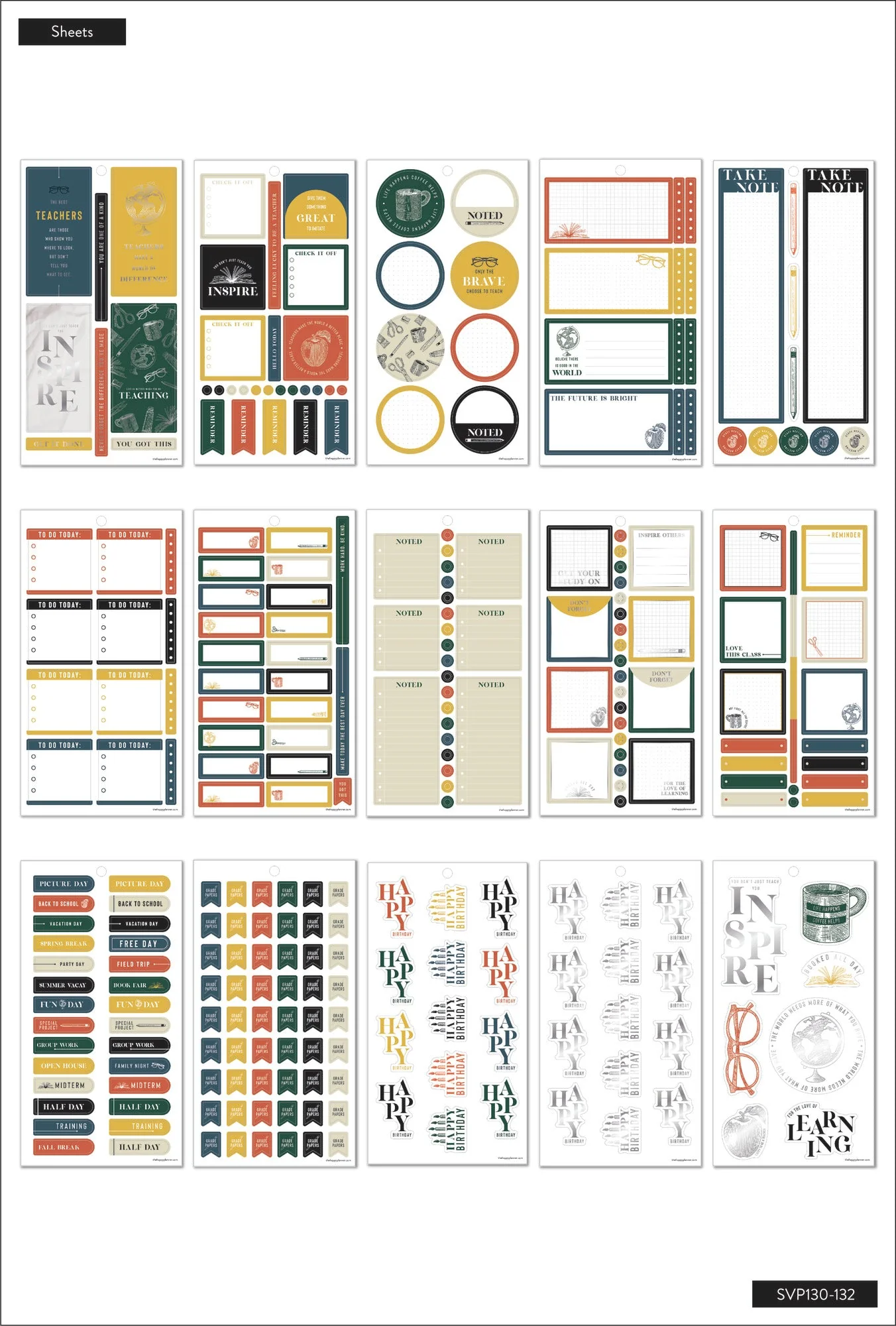Value Pack Stickers Brave & Inspired Teacher - Big - Image 4
