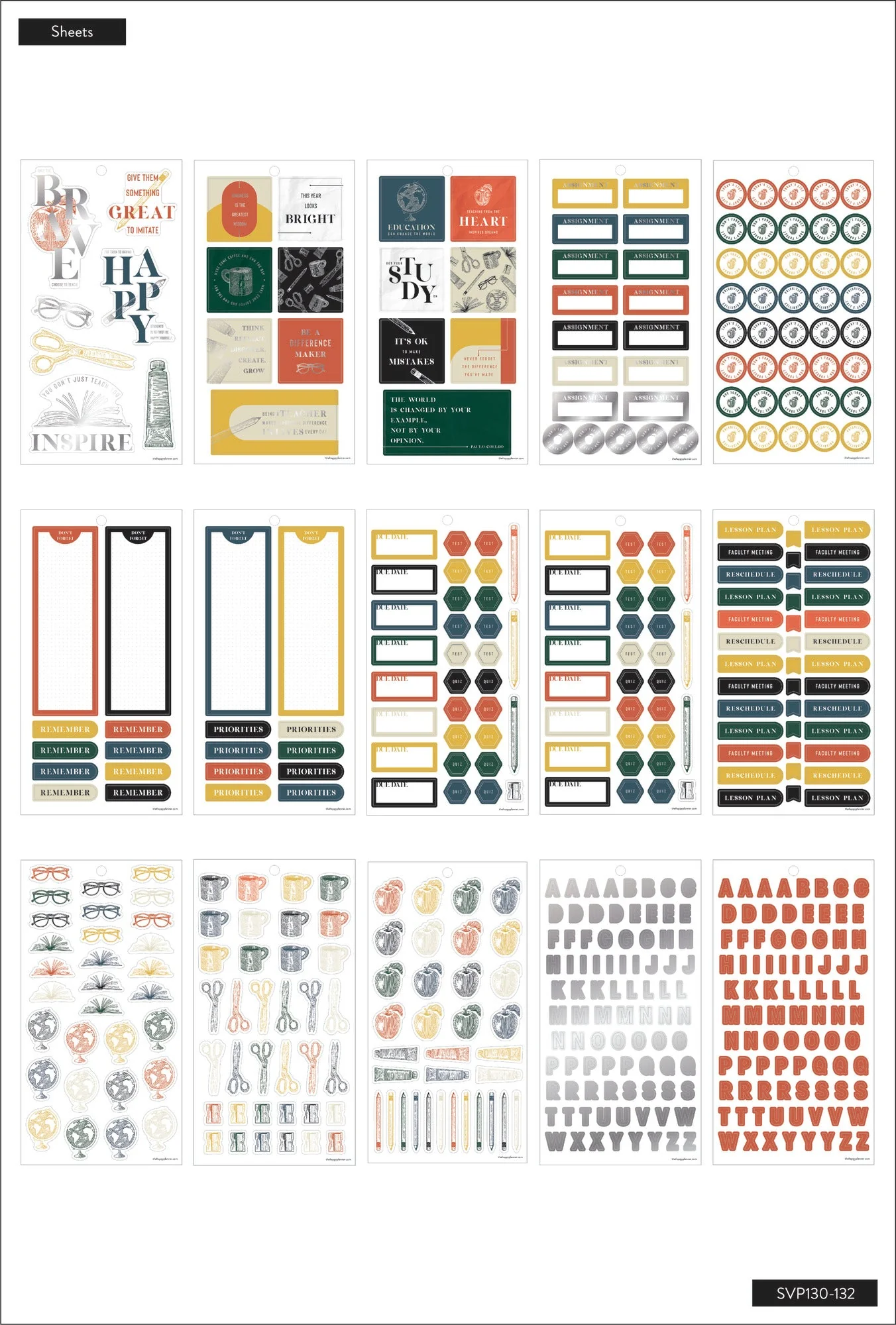 Value Pack Stickers Brave & Inspired Teacher - Big - Image 5