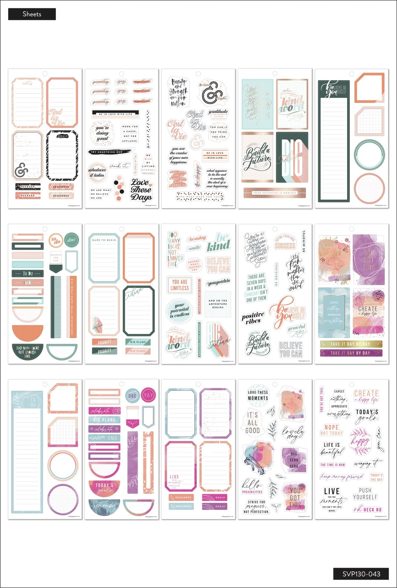 Value Pack Stickers - Bright Places - Big - Image 4