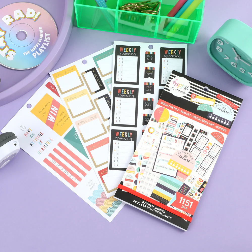 Value Pack Stickers - Bright Retro Budget - Image 4