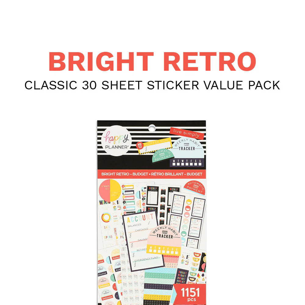 Value Pack Stickers - Bright Retro Budget - Image 8