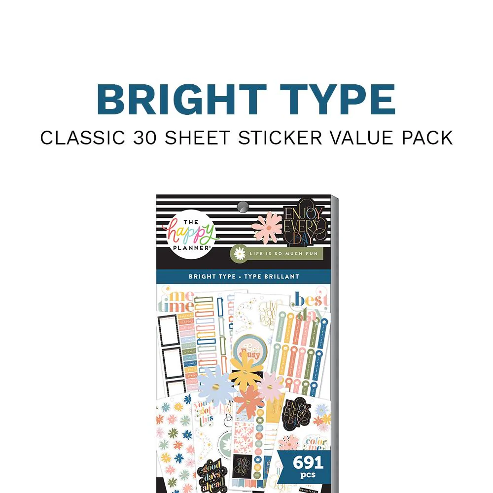 Value Pack Stickers - Bright Type - Image 6