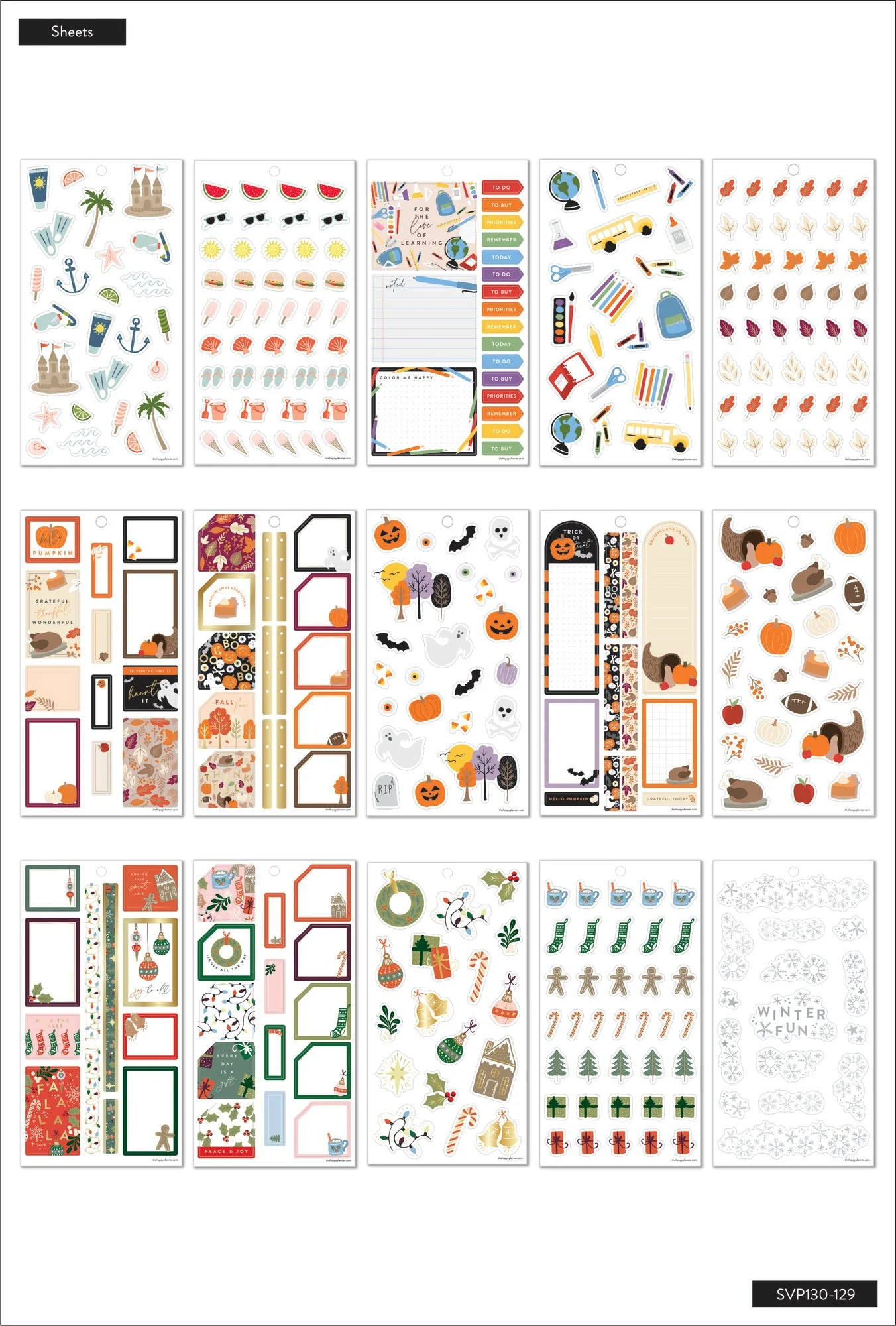 Value Pack Stickers - Cheerful Seasons - Image 4