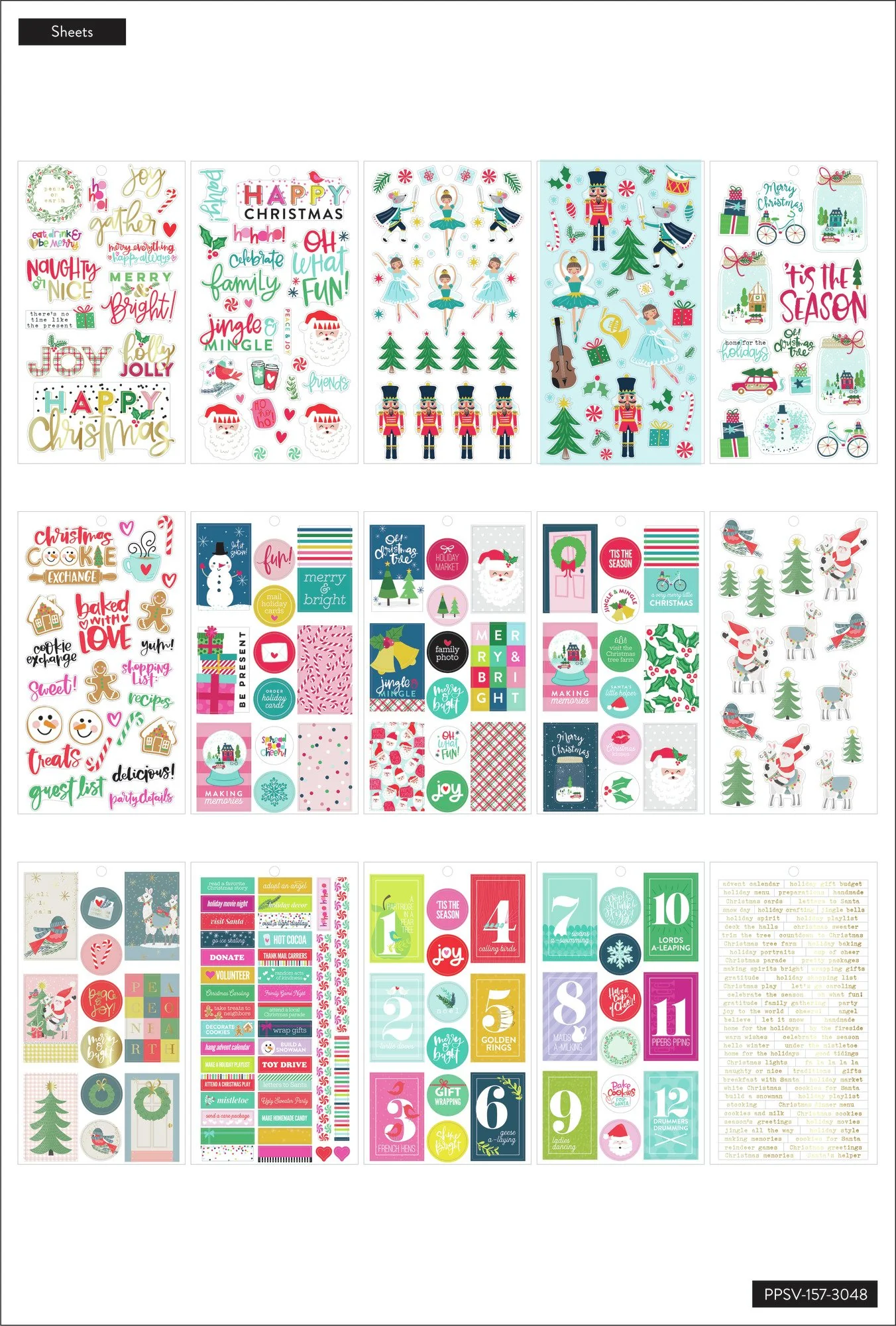 Value Pack Stickers - Christmas Joy - Image 2