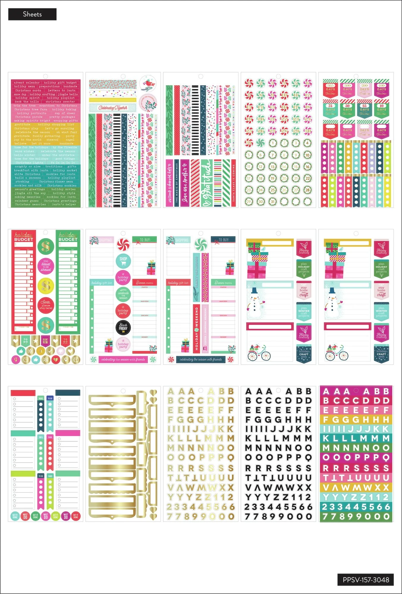 Value Pack Stickers - Christmas Joy - Image 3
