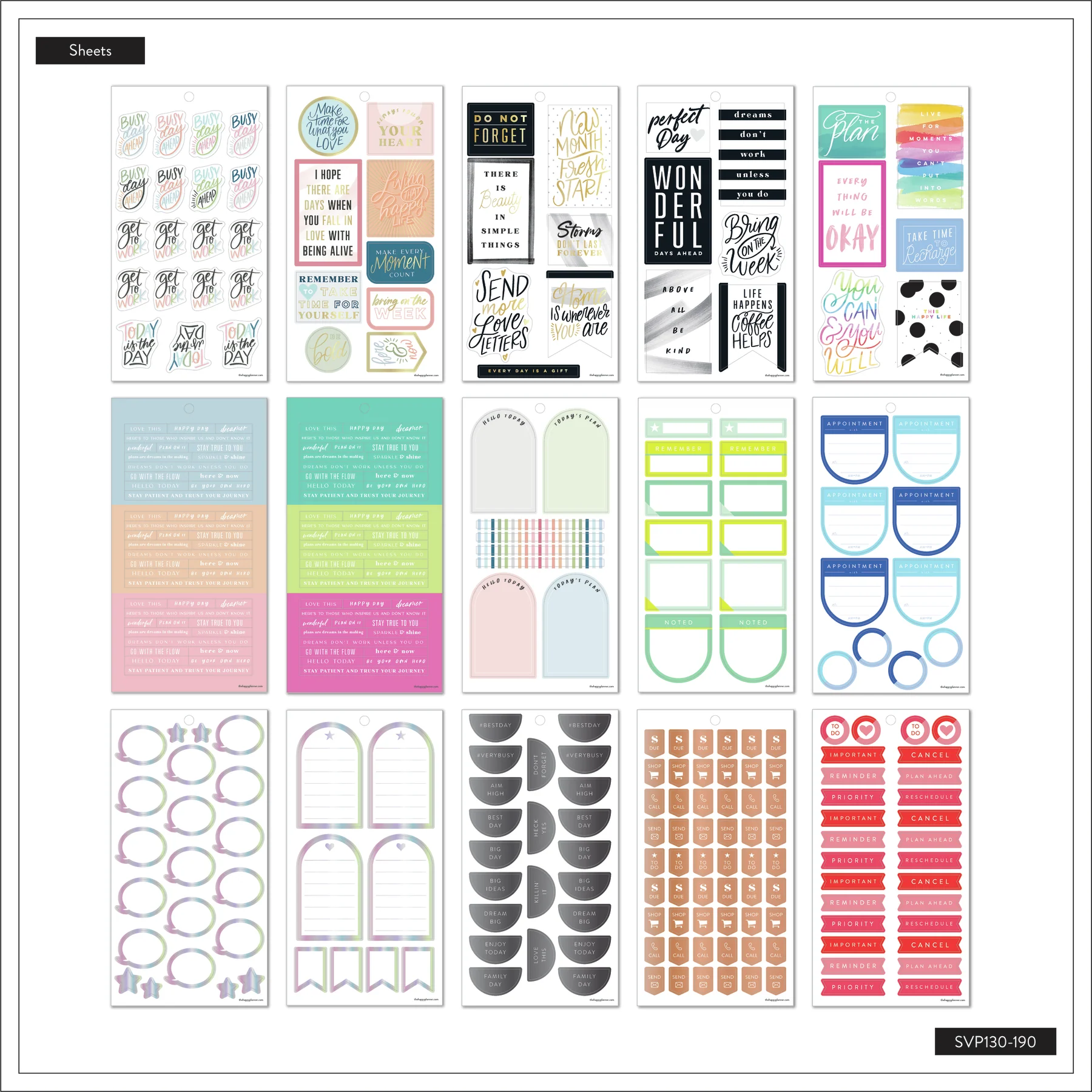 Value Pack Stickers - Color Story - Big - Image 7