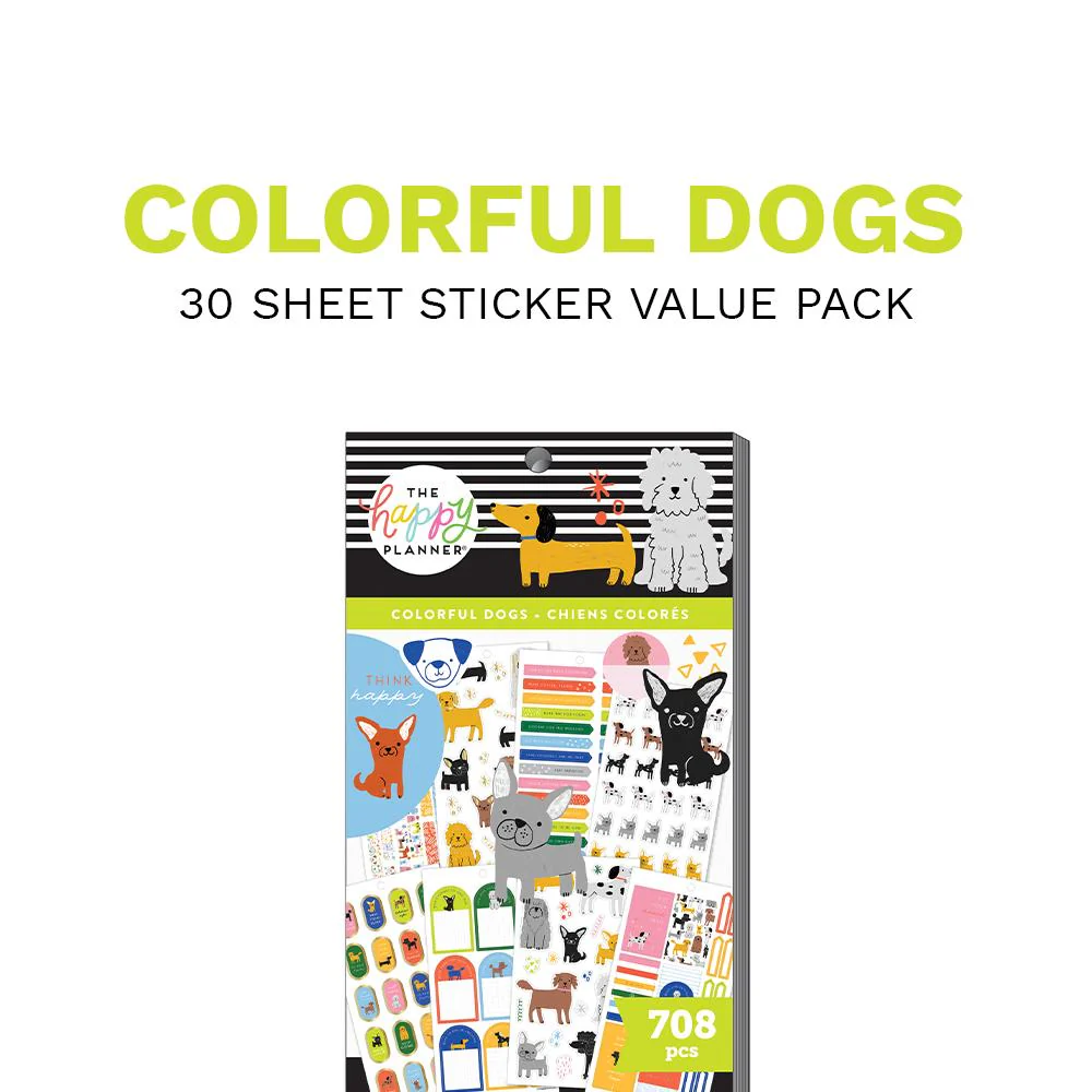 Value Pack Stickers - Colorful Dogs - Image 5