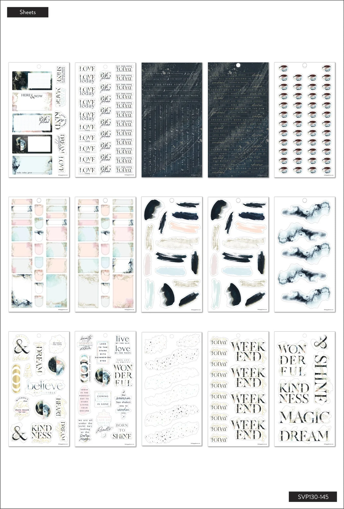 Value Pack Stickers - Cosmic Watercolor - Image 4