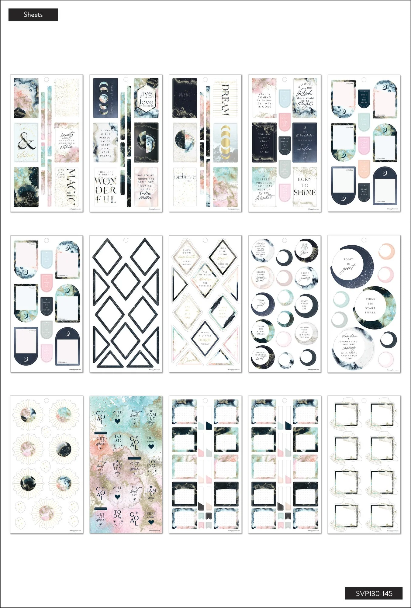 Value Pack Stickers - Cosmic Watercolor - Image 5