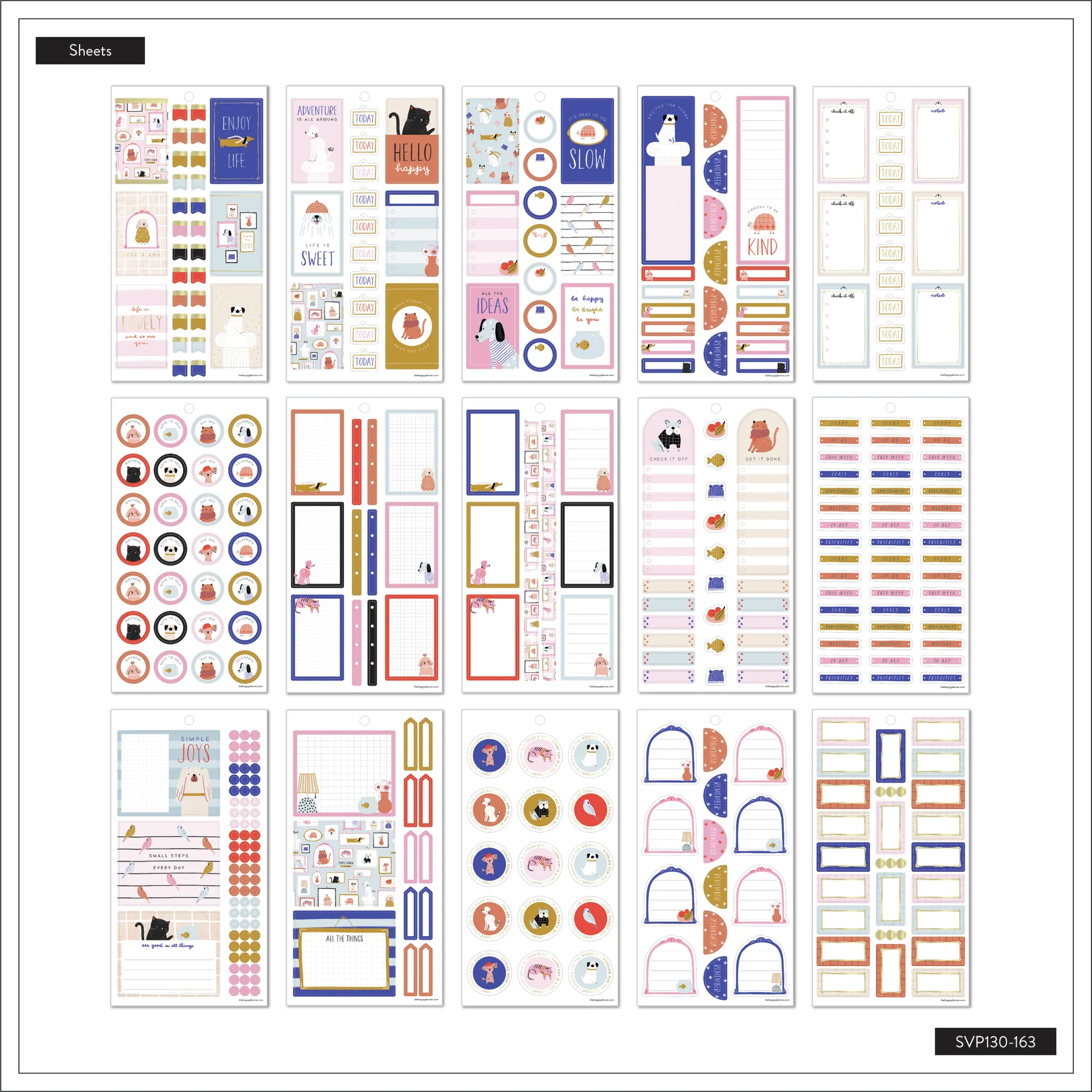 Value Pack Stickers - Cozy Pet Critters - Image 6