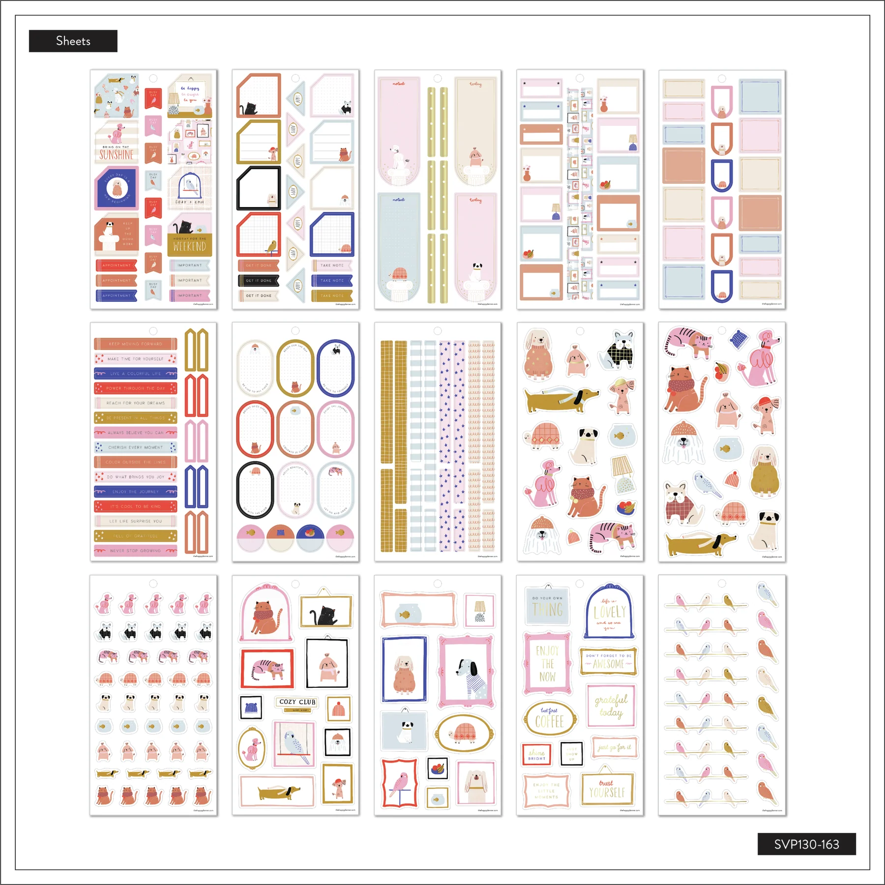 Value Pack Stickers - Cozy Pet Critters - Image 7