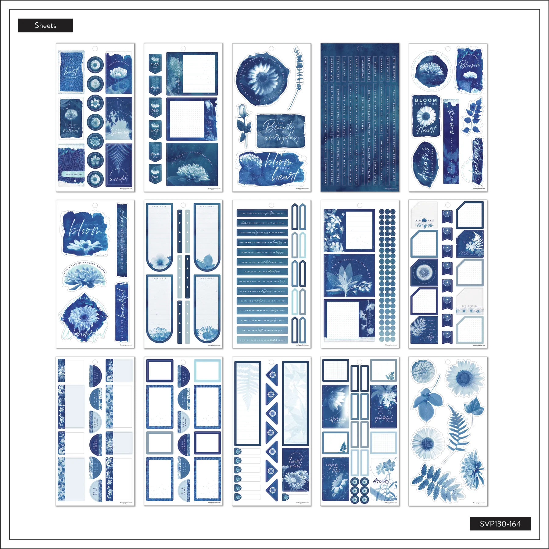 Value Pack Stickers - Cyanotype - Image 5