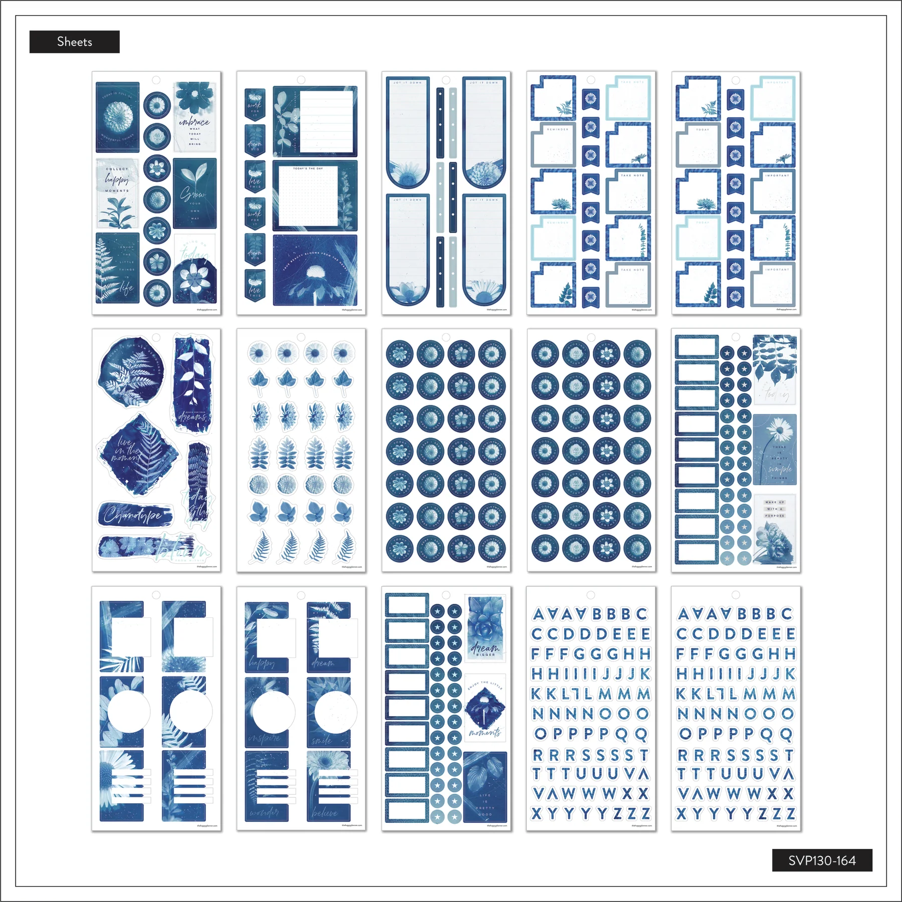 Value Pack Stickers - Cyanotype - Image 6