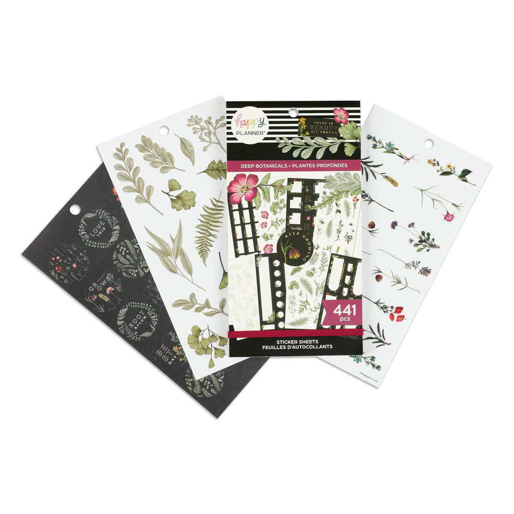 Value Pack Stickers - Deep Botanicals Floral - Image 2