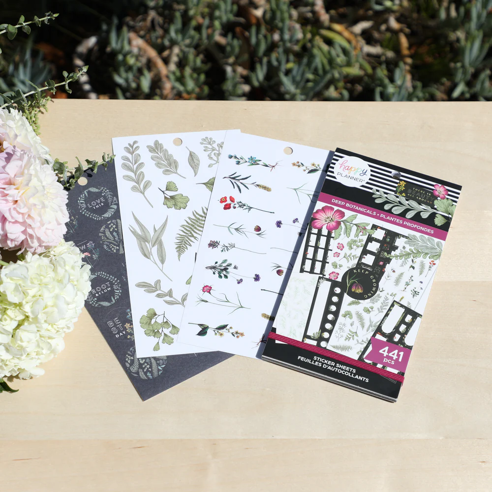 Value Pack Stickers - Deep Botanicals Floral - Image 3