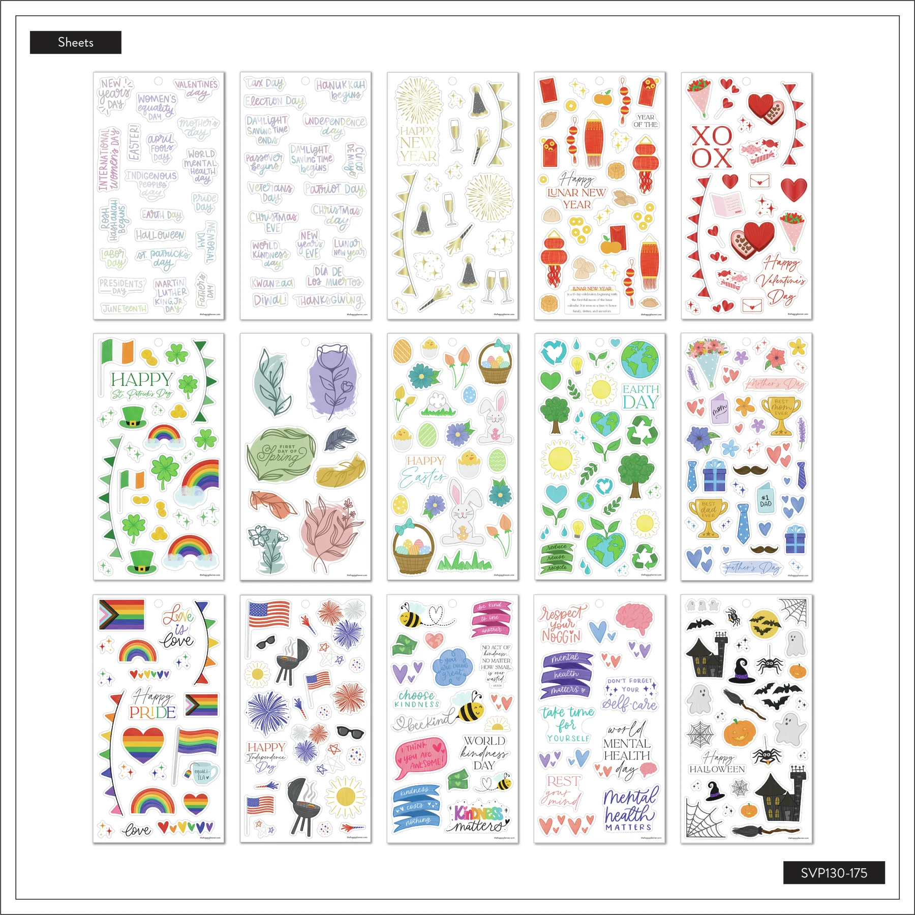 Value Pack Stickers - Essential Holidays - Image 7