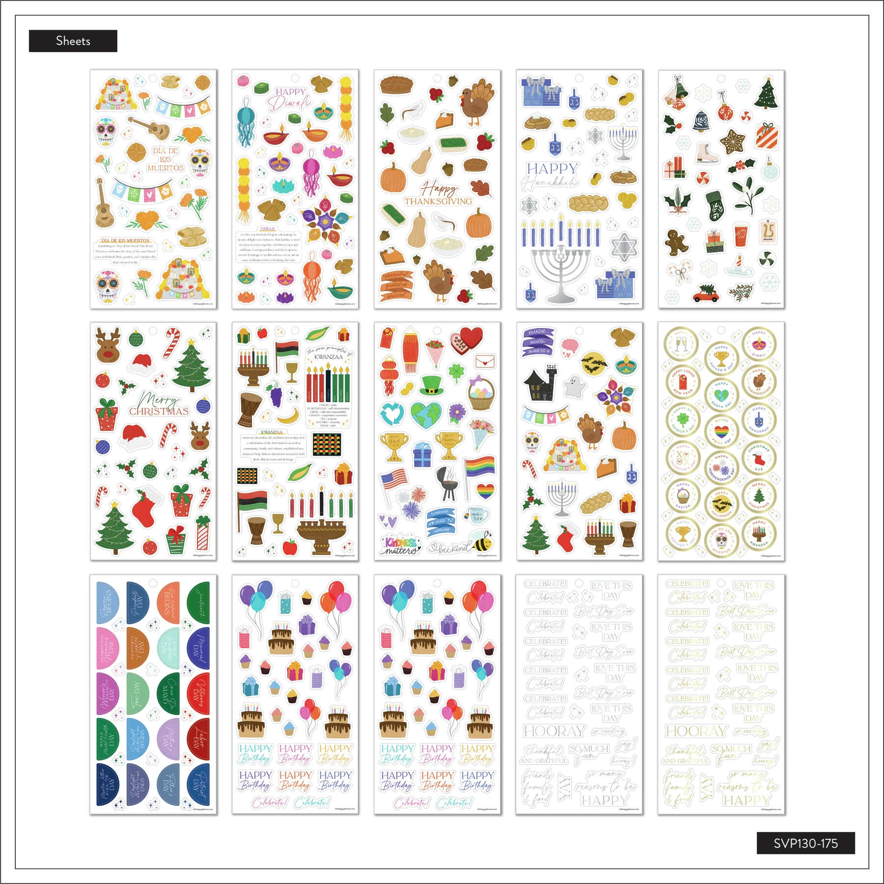 Value Pack Stickers - Essential Holidays - Image 8