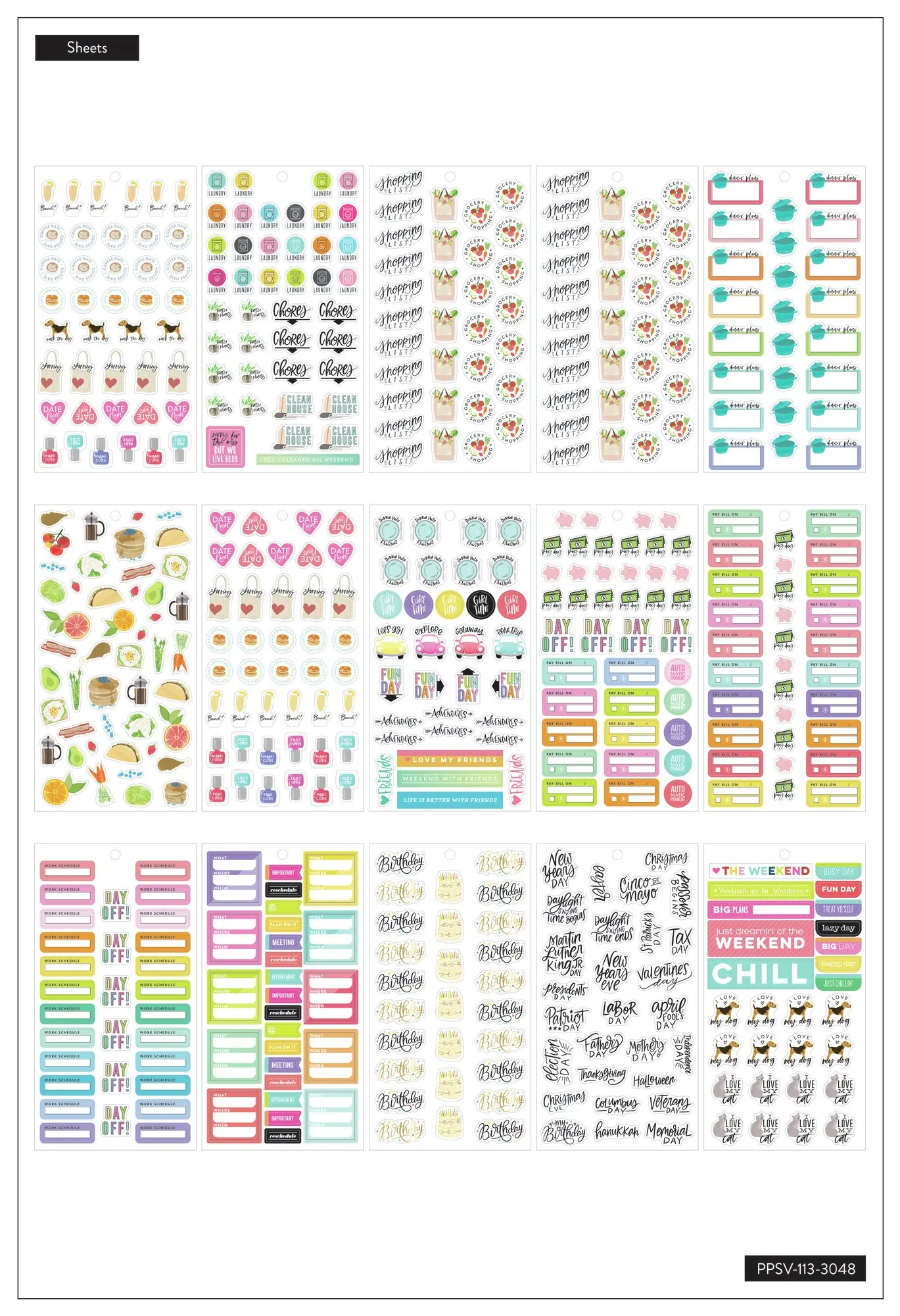 Value Pack Stickers - Essential Planning - Image 3