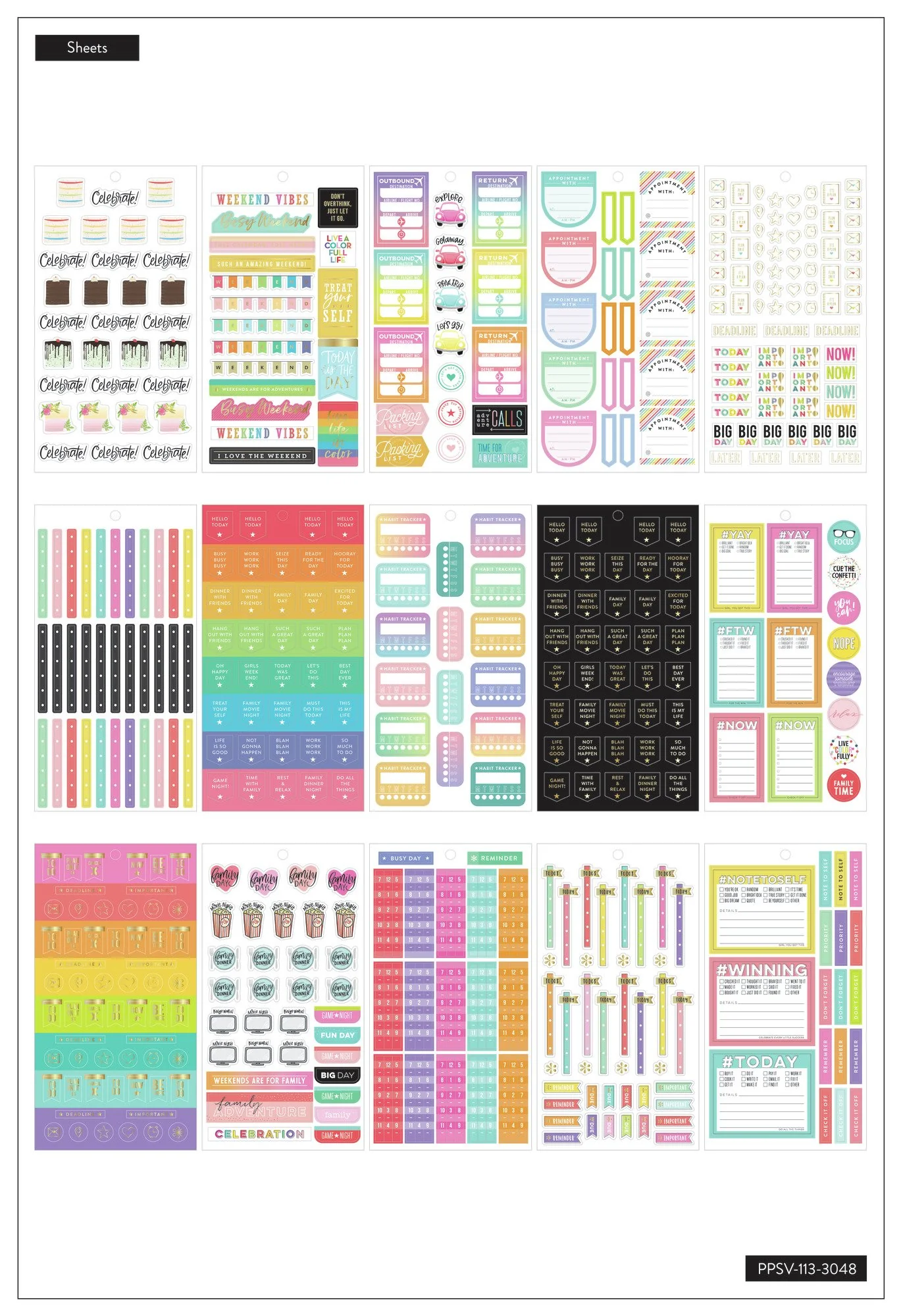 Value Pack Stickers - Essential Planning - Image 4