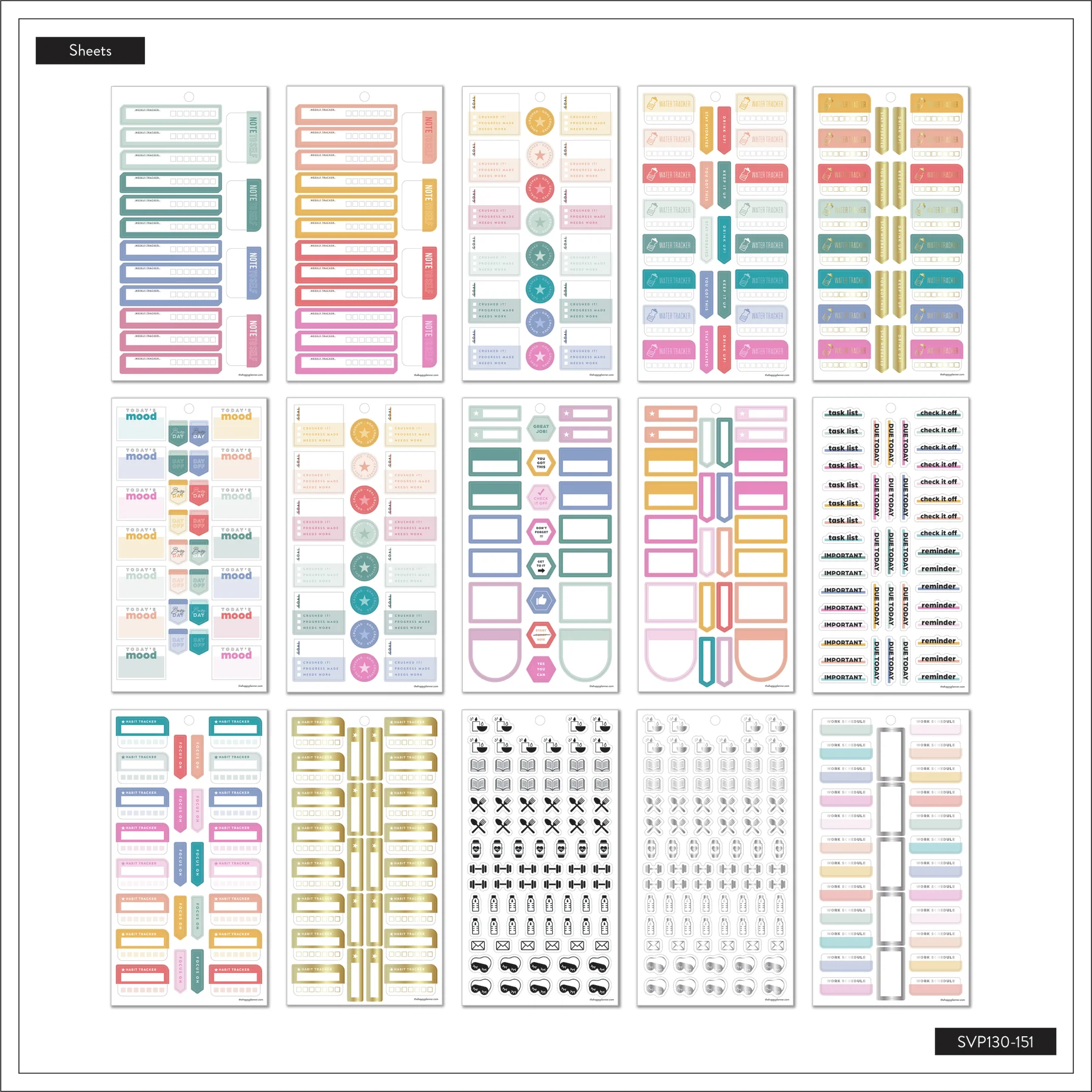 Value Pack Stickers - Essentials Trackers & Checklists - Image 5