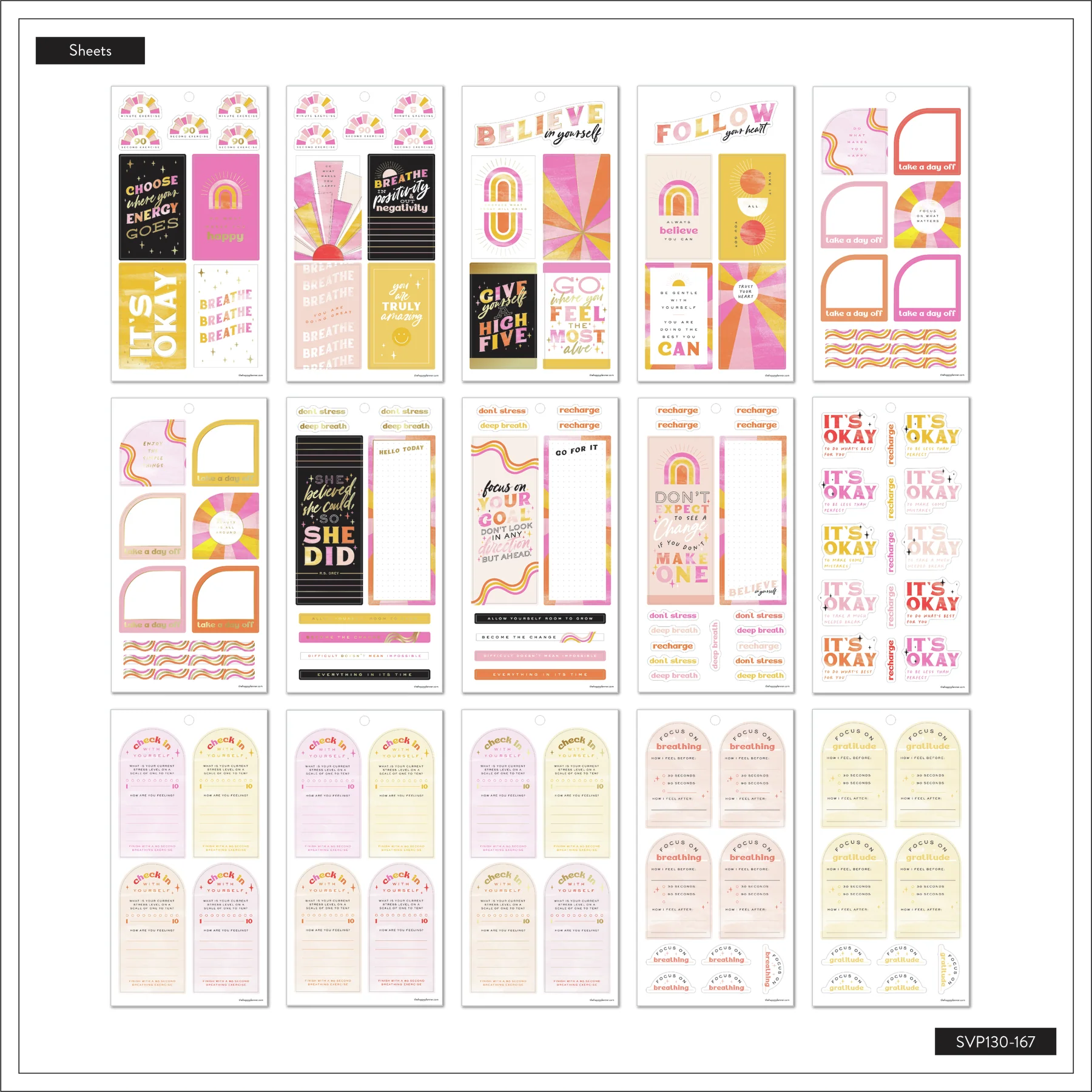 Value Pack Stickers - Feels Like Sunshine - Big - Image 5