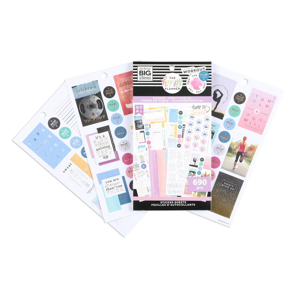 Value Pack Stickers - Fitness Don't Give Up - Image 2