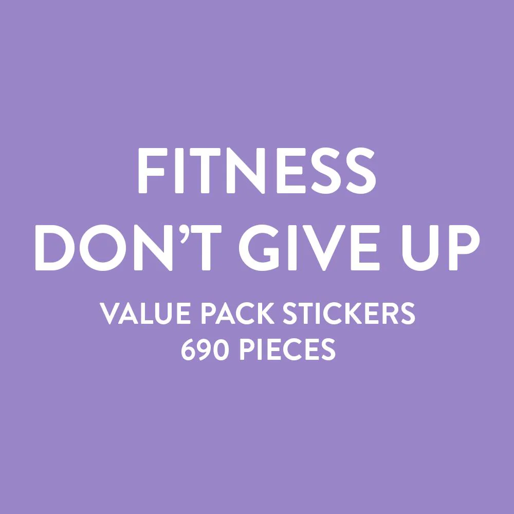 Value Pack Stickers - Fitness Don't Give Up - Image 5