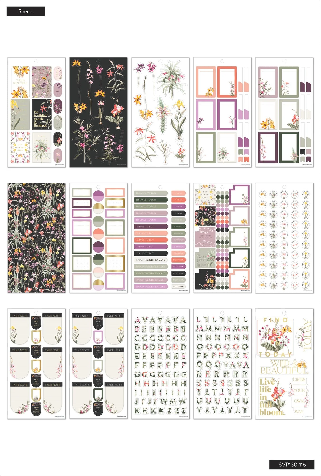Value Pack Stickers - Fresh Botanicals - Image 4