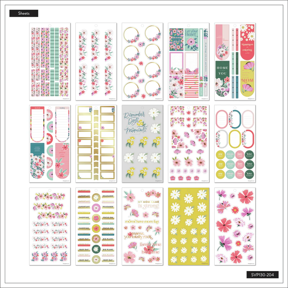 Mom's Fresh Bouquet - Value Pack Stickers - Image 6