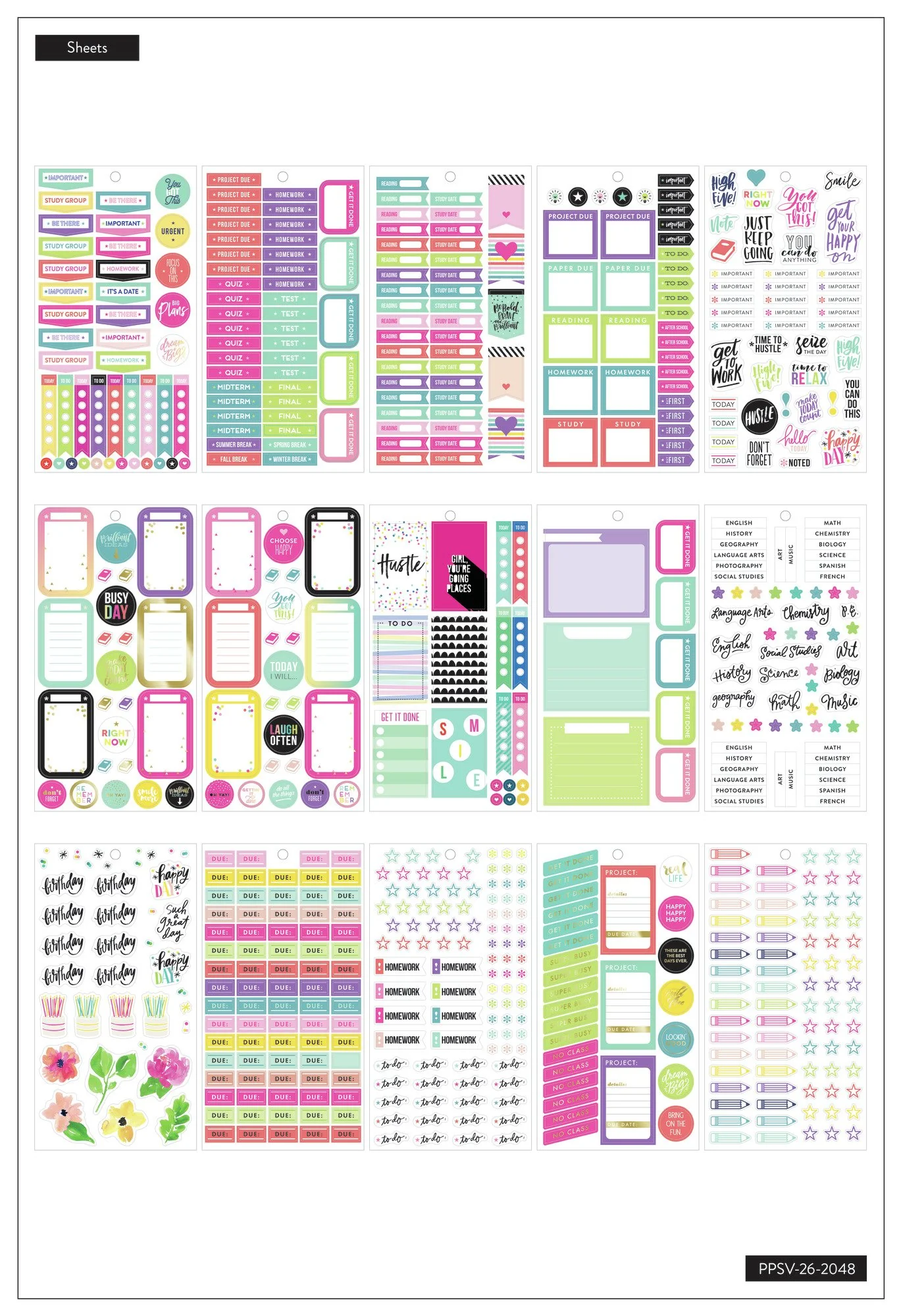 Value Pack Stickers - Fri YAY - Student - Image 3