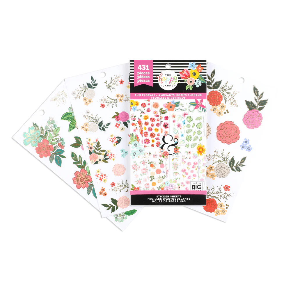 Value Pack Stickers - Fun Florals - Image 2