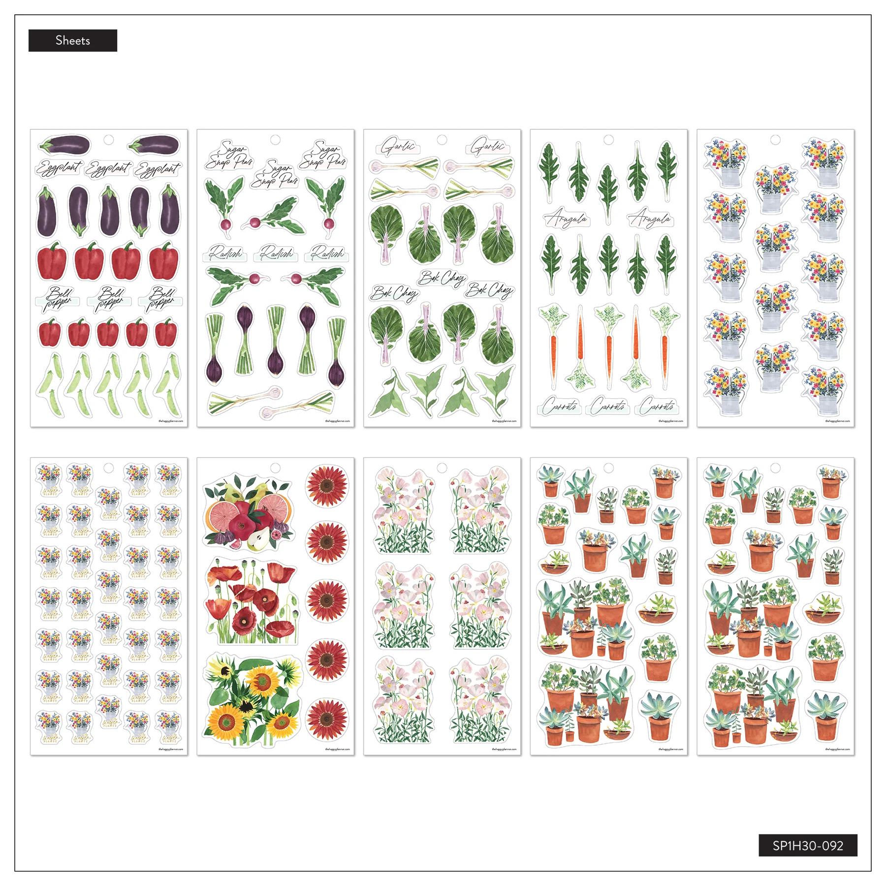 Value Pack Stickers - Garden Florals - Image 3