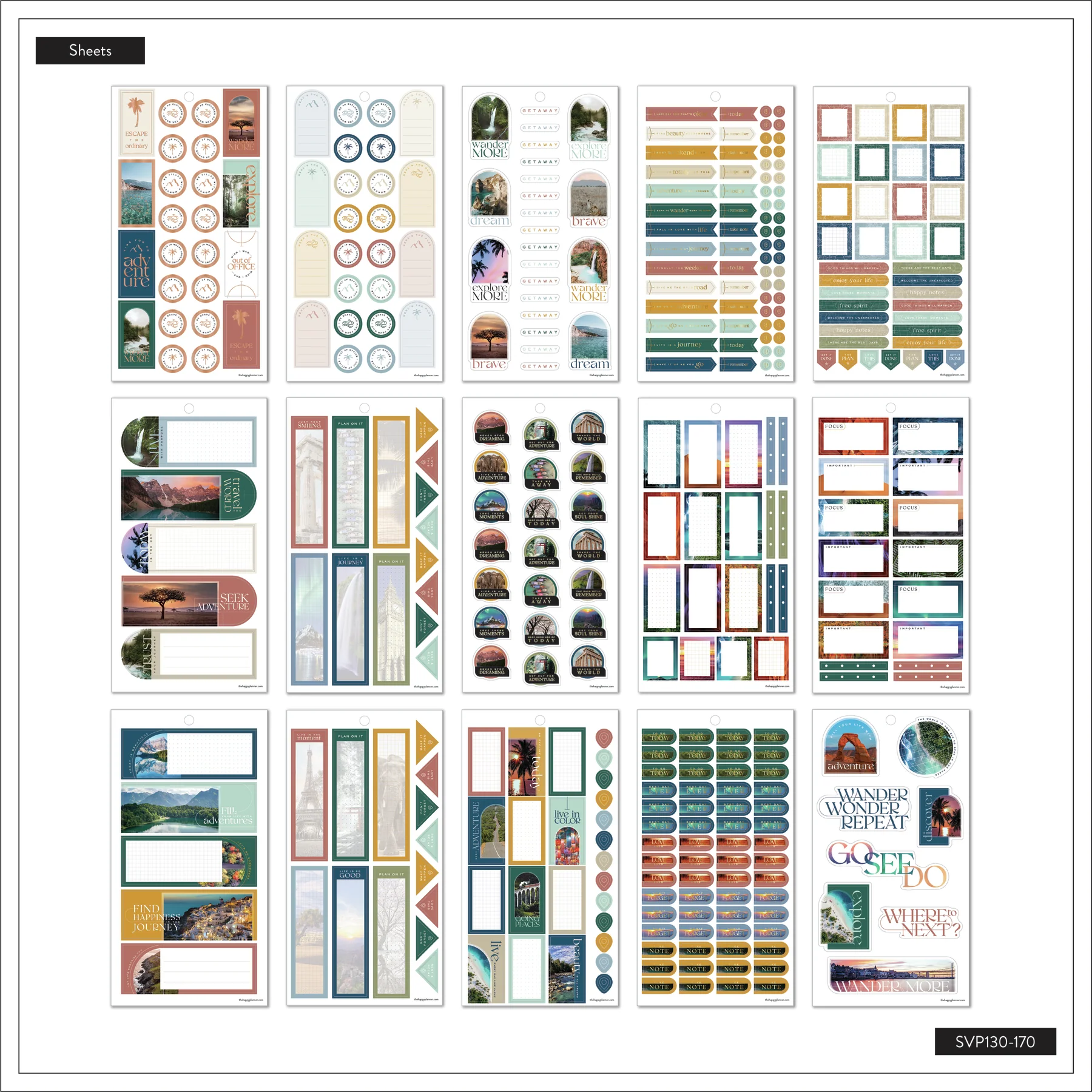 Value Pack Stickers - Getaway Vibes - Mini - Image 6