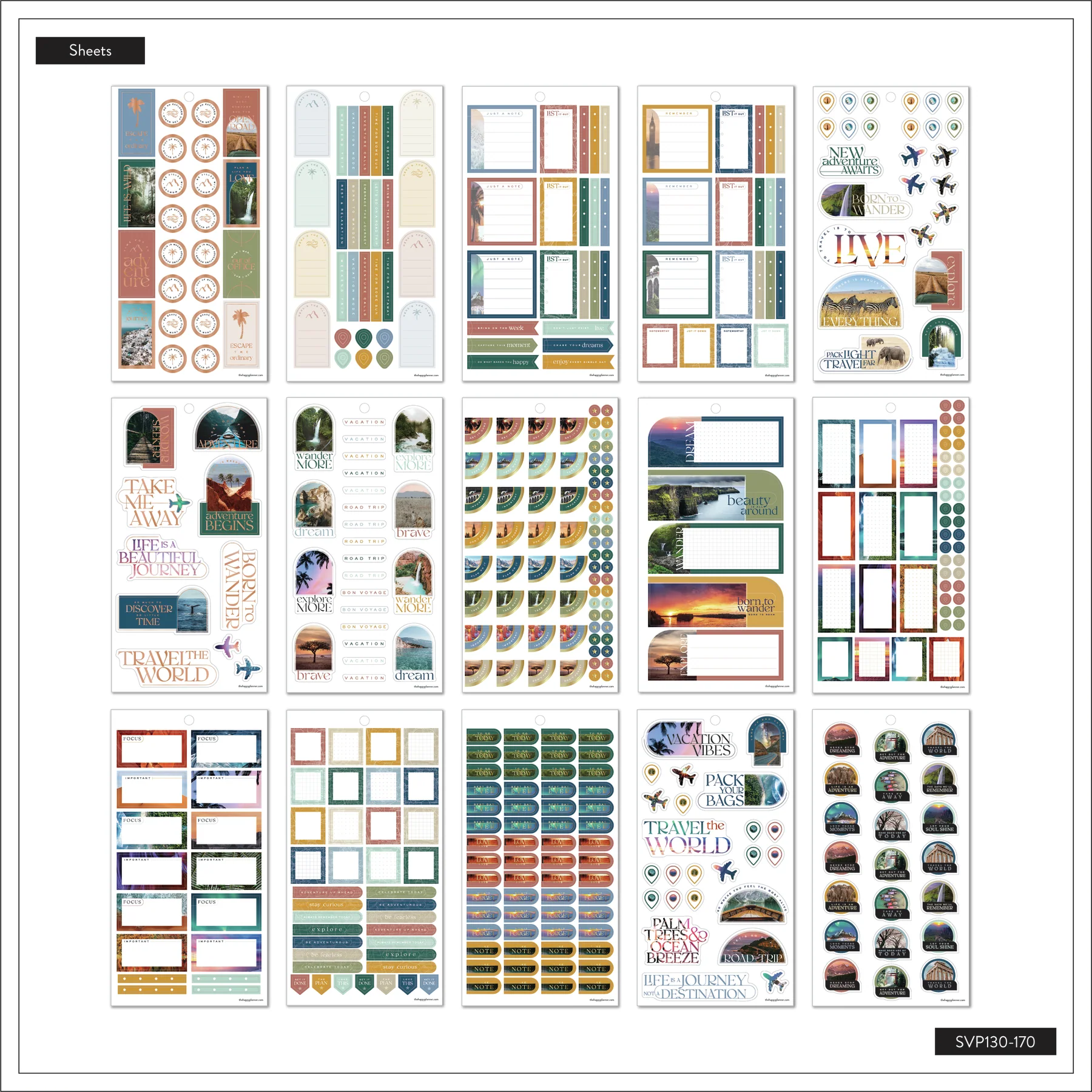 Value Pack Stickers - Getaway Vibes - Mini - Image 7