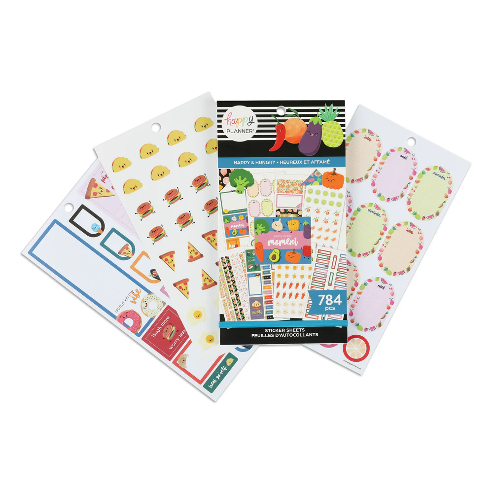 Value Pack Stickers - Happy & Hungry Food - Image 2