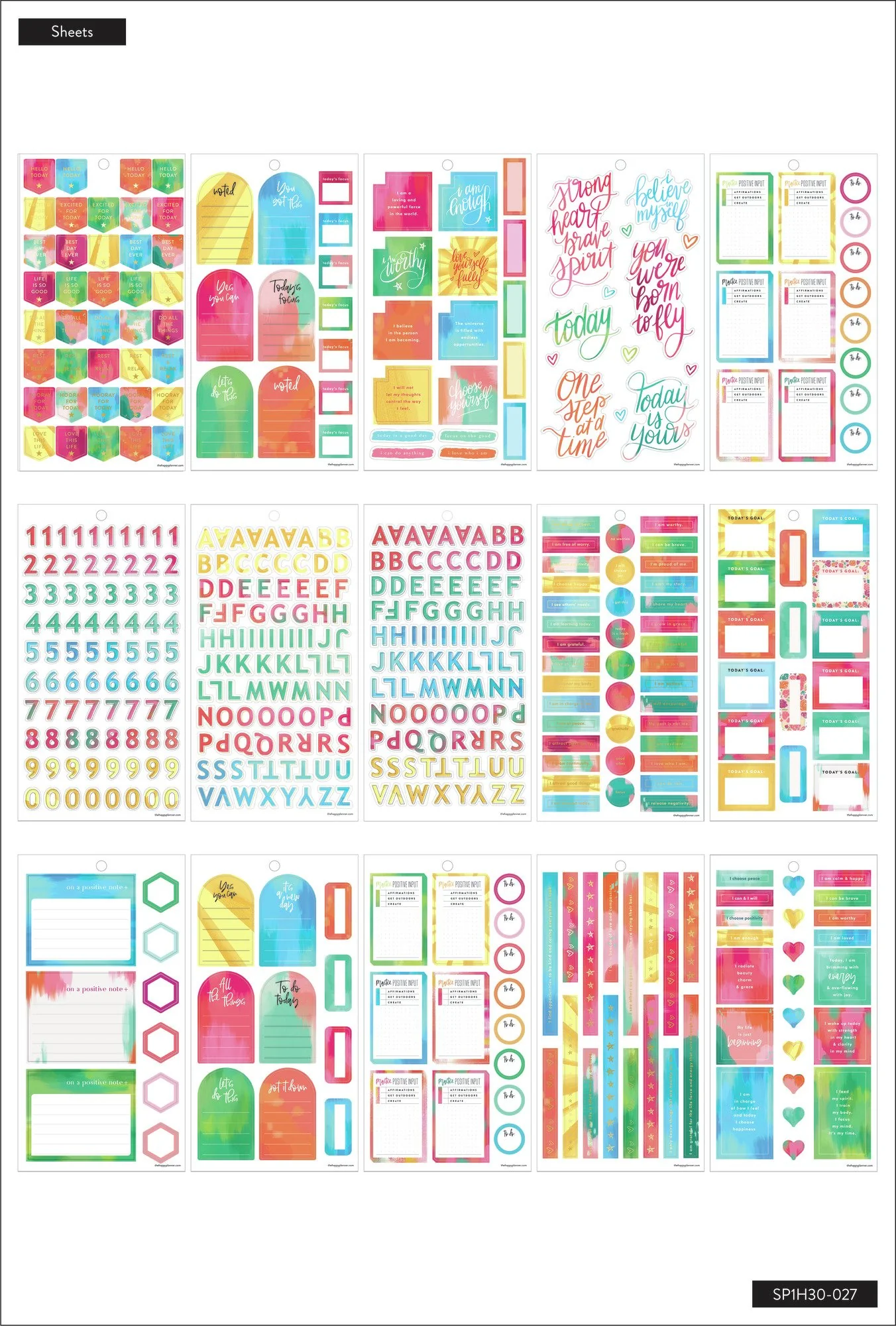 Value Pack Stickers - Happy Life - Image 3