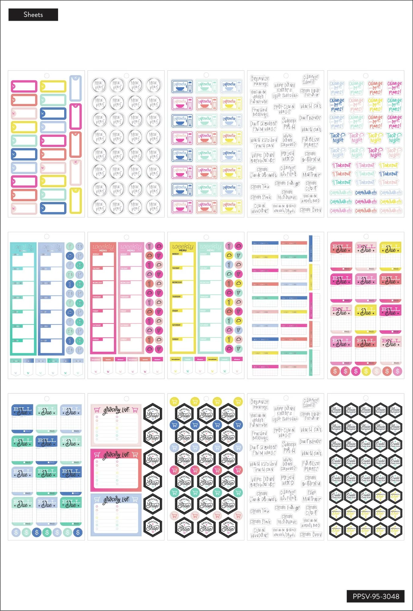 Value Pack Stickers - Household - Image 4